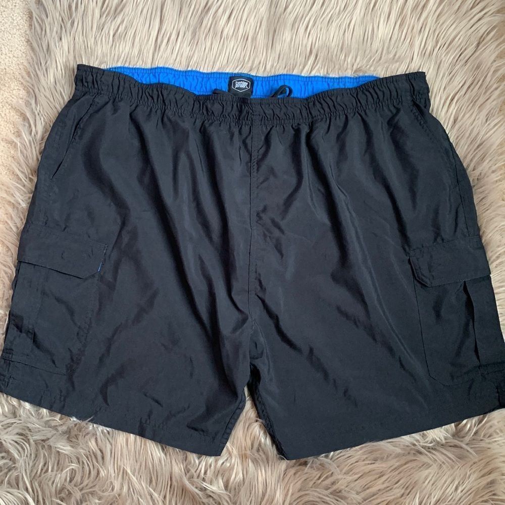 Berkley Jensen Board Shorts Swim Bottoms Swimwear XXXL Black